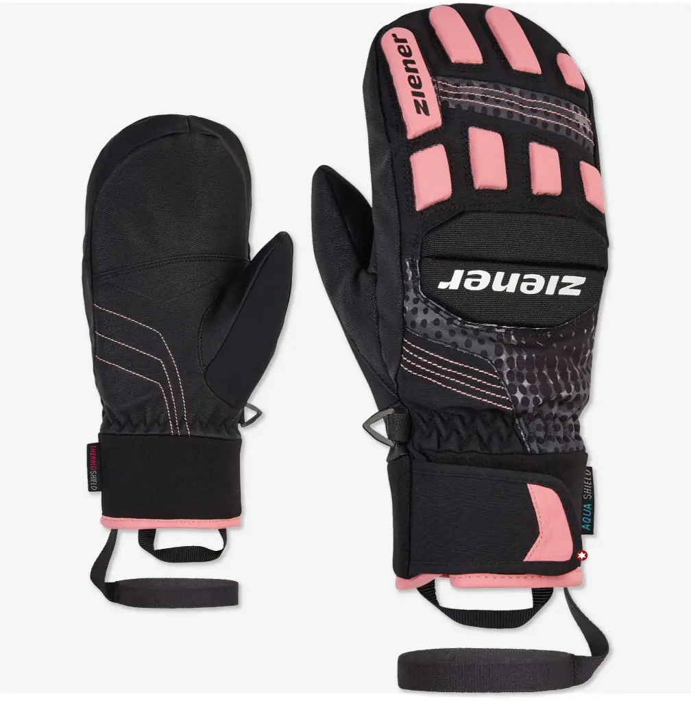 LURON AS® PR MITTEN JR NEGRA/ROSA VAINILLA 