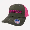 TRUCKER CAP BROWN PINK