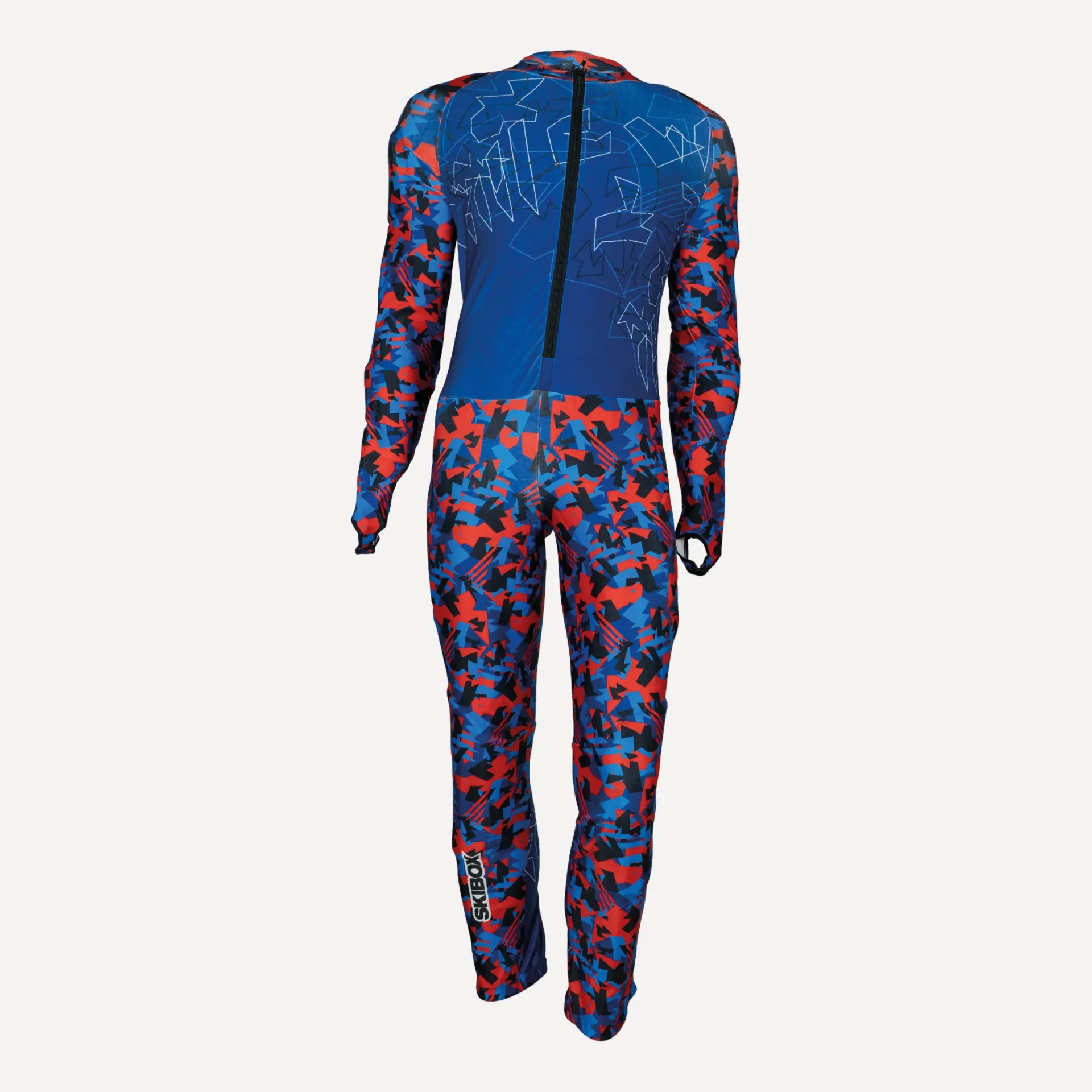 [22403.043.028-XS] TRAINING SUIT GS JRM RED BLUE (XS)
