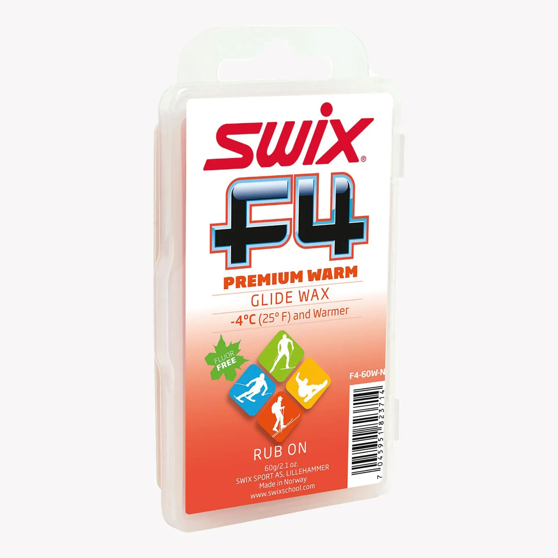 [F4-60W-N] FART F4 GLIDE WAX 60G ROUGE