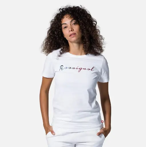 W LOGO ROSSI TEE